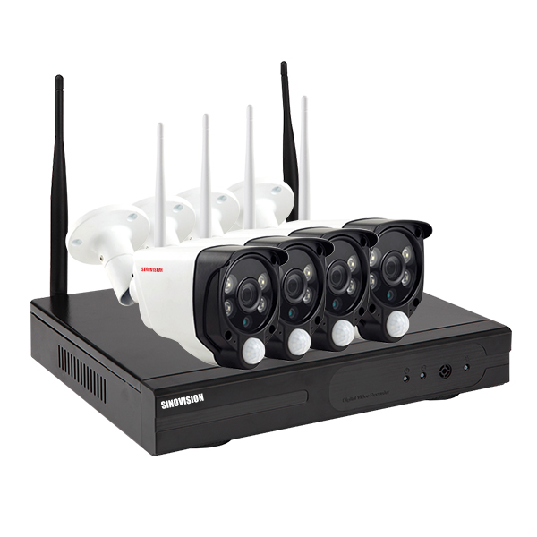 Sinovision 1080P 4CH WIFI PIR NVR KITS