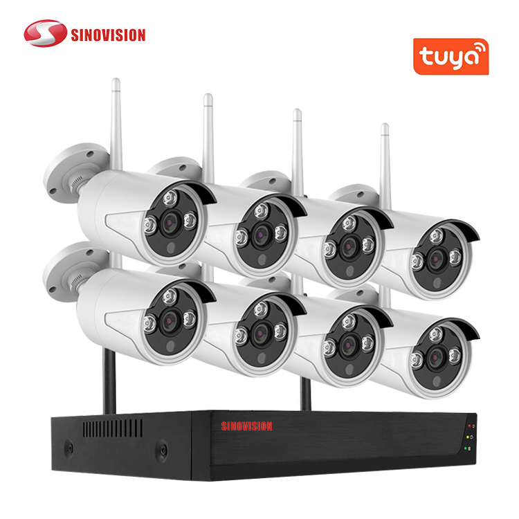 Tuyasmart 8ch 1080P Wireless NVR Kits