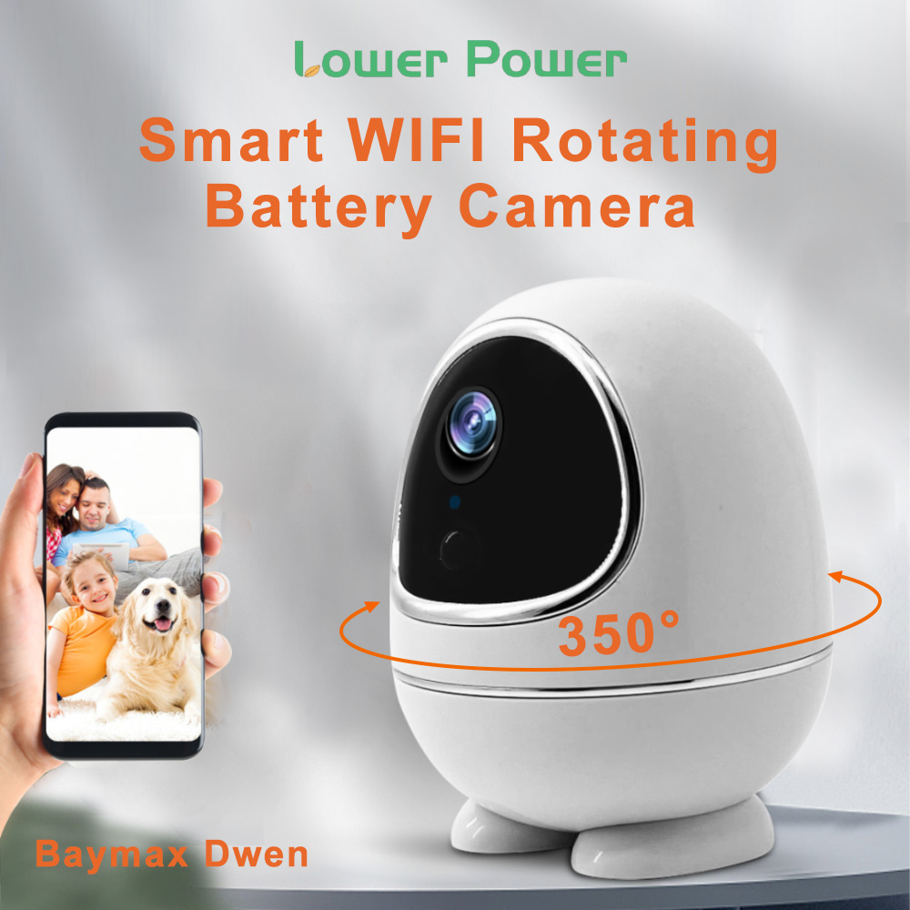 New Arrival HD 1080P Mini 360 Rotating Battery Camera