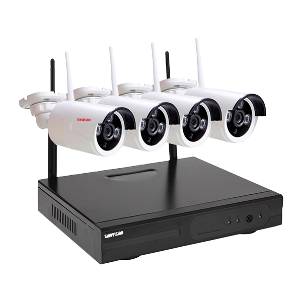 Sinovision 4CH 1080P 无线 NVR KITS