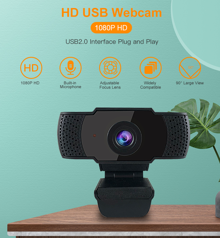 SN-PC03-MF — HD 1080P USB Web Camera, product view 2