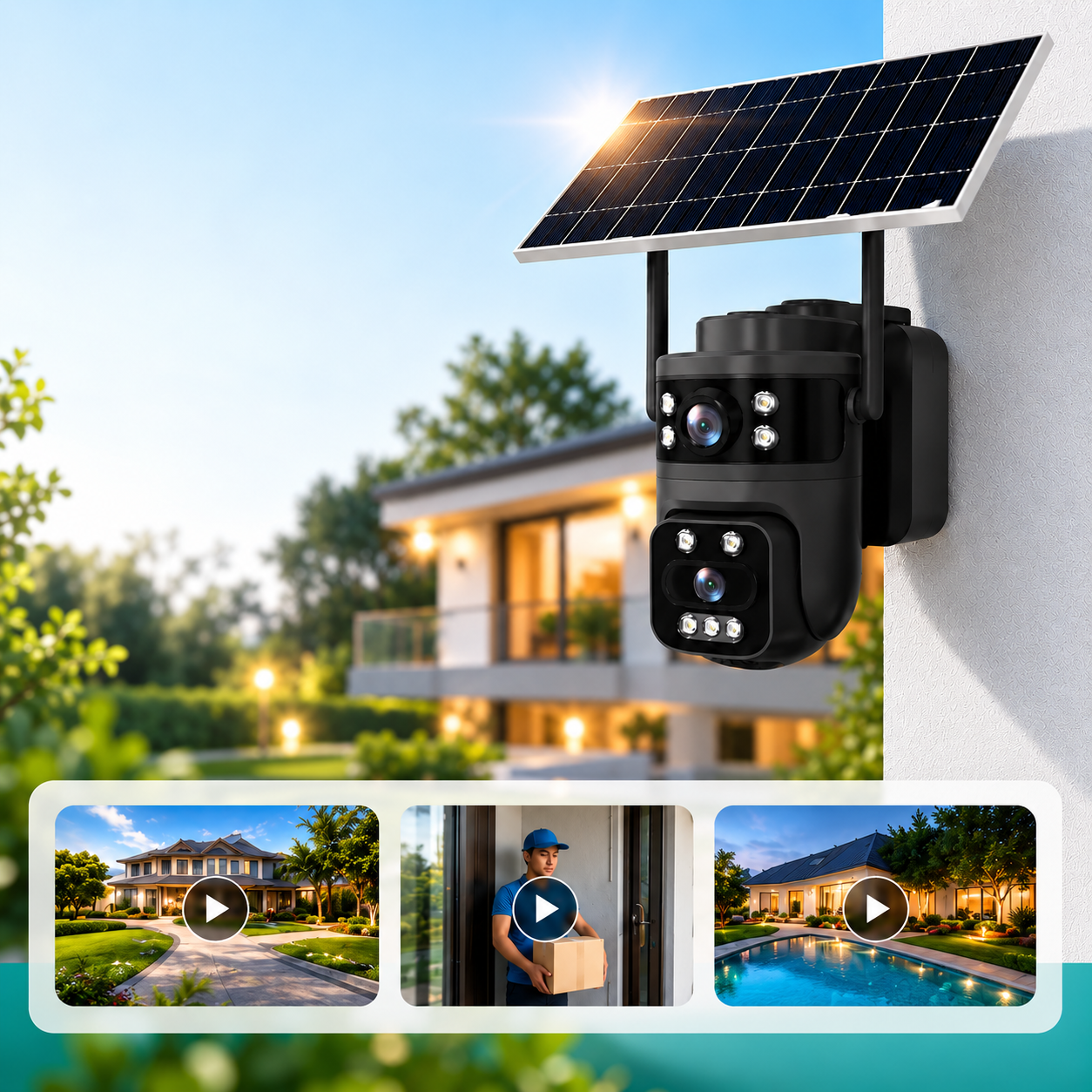 AOV-PT65-4G-3MP — AOV 4G Solar Security Camera, product view 3