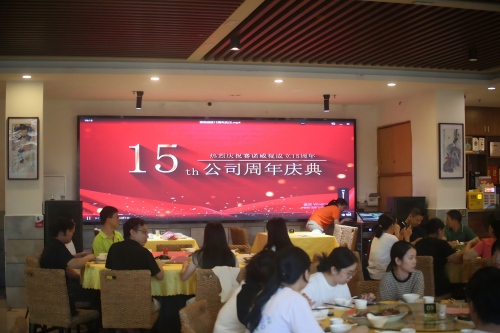 深圳市赛诺威视科技有限公司十五周年庆