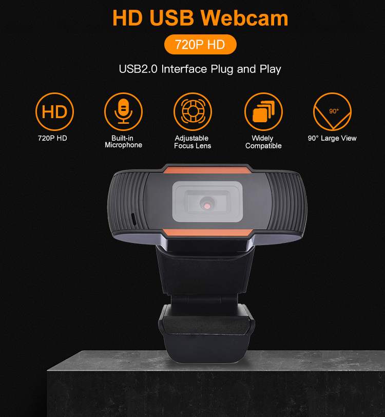 SN-PC02-AF — HD 1080P USB Web Camera, product view 2